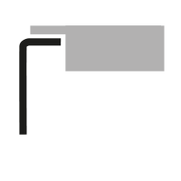 Bild som visar diskb&auml;nksmontering underlimning i laminat eller tr&auml;